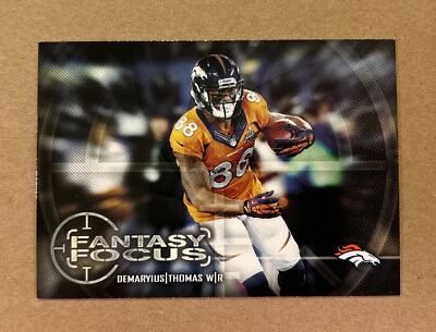 2014 Topps Fantasy Focus #FF-DT Demaryius Thomas Football Card - Image 1 of 2