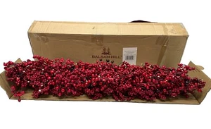 Balsam Hill 6 Foot Festive Red Berry Garland (berry ISSUES) $149 - Picture 1 of 23
