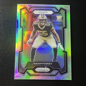 Isaiah Foskey, New Orleans Saints, 2023 Panini Prizm, Silver, Rookie, #373 - Picture 1 of 2