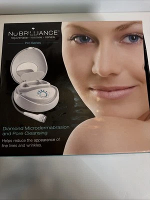 NuBrilliance Microdermabrasion Kit Skin Care System Rejuvenate Restore Renew NIB - Image 1 of 4