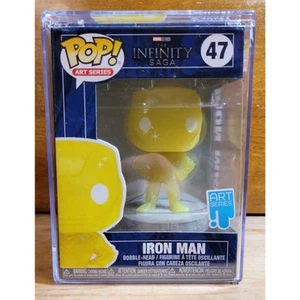 FUNKO POP MARVEL INFINITY SAGA IRON MAN #47 ART SERIES - CUSTODIA RIGIDA SIGILLATA - Foto 1 di 5