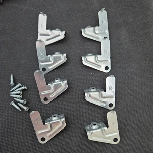 IKEA BESTA SHELF SUPPORT BRACKETS & SCREWS 115443/4 NEW ORIGINAL PARTS 4 SETS - Picture 1 of 2