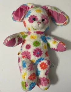 Build-A- Bear BLOSSOM BUNNY 16" Primavera Floreale Morbido Peluche Giocattolo - Foto 1 di 6
