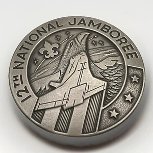 BSA 12th National Jamboree Metal Belt Buckle Numbered: 3549 SC-244 - Picture 1 of 6