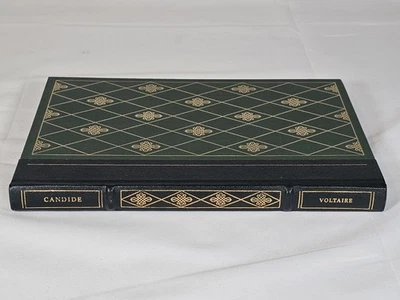 CANDIDE Voltaire Illustrated Franklin Library 1979 1/4 Leather Binding Vintage - Image 1 of 4