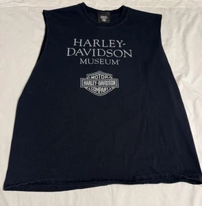 Camisa Museo Harley-Davidson Para Hombres XL Camiseta Muscular Sin Mangas Motociclista Motocicleta - Imagen 1 de 8