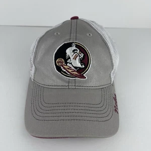 FSU Seminoles Top of the World Trucker Hat Mesh Back Gray White Snapback Ladies - Picture 1 of 8