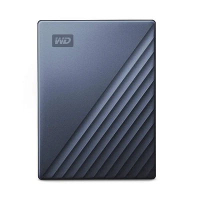 Western Digital WD Portable Hard Drive, 4TB, USB Type-C, Blue, My Passport Ultra - Image 1 of 4