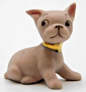 VINTAGE HAGEN RENAKER WALKER ROSA BISKUIT WELPE HUND FRANZÖSISCHE BULLDOGGE BOSTON TERRIER - Bild 1 von 7