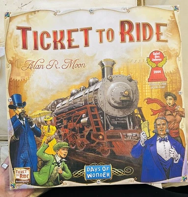 Ticket to Ride Board Game 2021 Asmodee Reprint Days of Wonder Strategy Family  - Image 1 of 4