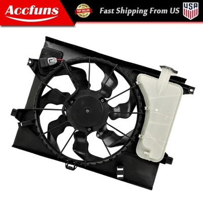 Conjunto de ventilador de refrigeración del radiador para Kia Soul 2012-2018 2019 KI3115134 253802K600 Foto 1 de 4