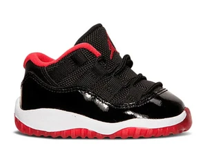 Air Jordan 11 Low Toddler Sneakers - Black True Red White - Picture 1 of 1