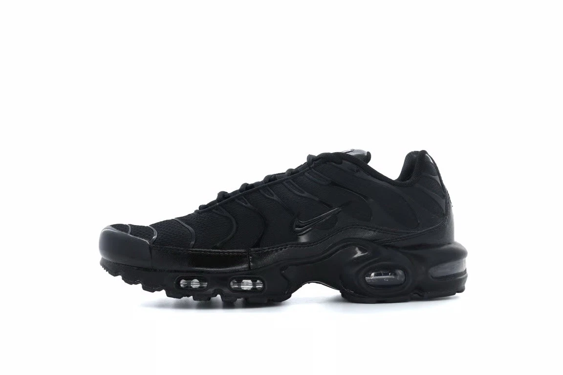 Nike Air Max Plus Low Triple Black | eBay