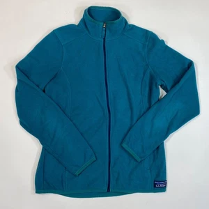 L.L Bean Damen Blau Langarm Full Zip Rollkragen Fleece Gr. XS - Bild 1 von 8