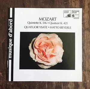 Quator Ysaye MOZART Quintette K. 516/Quatuor K. 421 GERMAN IMPORT NM CD - Picture 1 of 6