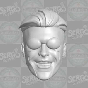 Invincible v2 Mark Grayson custom head for 1:10 1:12 1:18 1:6 action figures - Picture 1 of 1