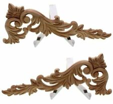 Corner Piece Carved Wood Wooden Applique For Furniture Home Decor Accessory Part