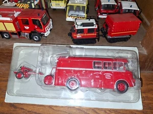 pompier 1/43 ixo berliet glck 10r fpt hachette collection camion miniature - Imagen 1 de 3