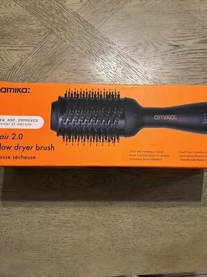 Amika Hair 2.0 Blow Dryer Brush Matte Black - Image 1 of 2