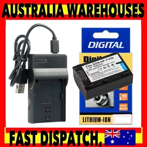 NP-FV50 Battery / Charger for SONY DCR-SX65 DCR-SX65E DCR-SX65S Handycam Camera - Picture 1 of 8