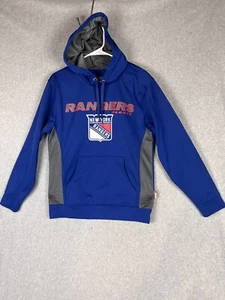 VTG Fanatics New York Rangers Blue hoodie Mens Small NHL - Picture 1 of 12