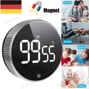 Digital Kurzzeitmesser Magnet Küchenuhr Eieruhr Küchentimer Stoppuhr Küche Timer - Bild 1 von 9