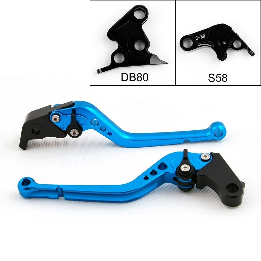 Long Brake Clutch Levers For Aprilia TUONO V4R 2011-2014 Blue #3 Foto 1 de 4