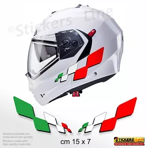 kit di adesivi per auto moto scooter casco tricolore italia bandiera italiana - Foto 1 di 7