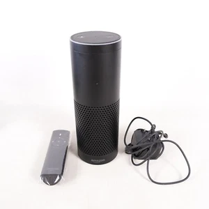 Amazon Echo 1st Generation Bluetooth Alexa Smart Speaker w/ Remote Black SK705DI - Picture 1 of 9