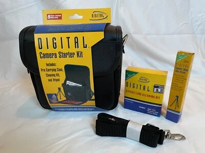 Digital Concepts Digital Camera Starter Kit DC-315R 3Pc in Box - Case Kit Tripod - Image 1 of 2