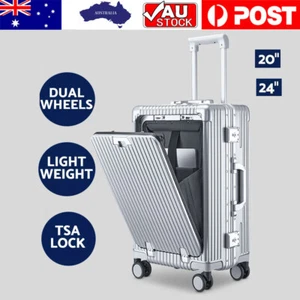 20"24"Carry-on Luggage PC Hardside Suitcase with TSA007 Lock & USB Port - Picture 1 of 15