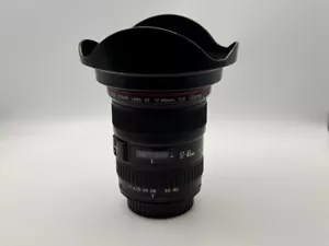 Canon EF 17-40mm f/4L Ultra Wide Angle Zoom Lens - Black (8806A002) - Picture 1 of 9