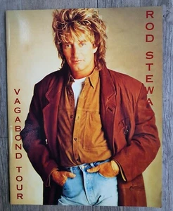 Rod Stewart - Concert Tour Programme - Vagabond Tour 1991 - 3x Concert Tickets - Picture 1 of 12