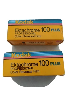 Kodak Ektachrome 100 Plus 120 Film Expired 1991 Lot of 2 - Image 1 of 4