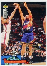 1994-95 Collector's Choice Basketball French Charles Barkley Gold Signature #406