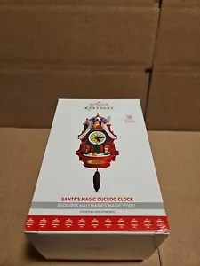 Hallmark Keepsake Ornament Santa's Magic Cuckoo Clock Repaint - Picture 1 of 13