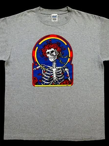 Grateful Dead Shirt T-Shirt Bertha Skull & Roses Skelett Maus Kelley Art GDM L - Bild 1 von 12