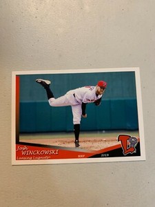 Josh Winckowski 2019 Lansing Lugnuts Team Card