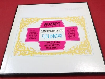 Mozart  PIANO CONCERTOS - VOL. 1 - Lili Kraus Epic BSC 154 USA 3 LP-Box sehr gut - Bild 1 von 3