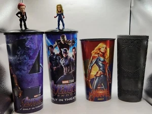 Marvel Avengers Endgame, Black Panther & Captain Marvel Cup Lot of 4 - Picture 1 of 24
