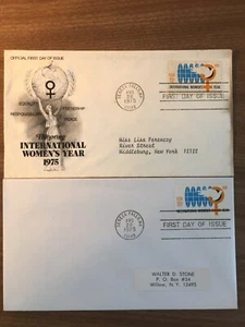 1975 International Women's Year 10 Cent First Day Covers - Picture 1 of 1