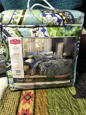 Virah Bella SILK ROAD F/Q Three Piece Quilt Set - Image 1 of 2