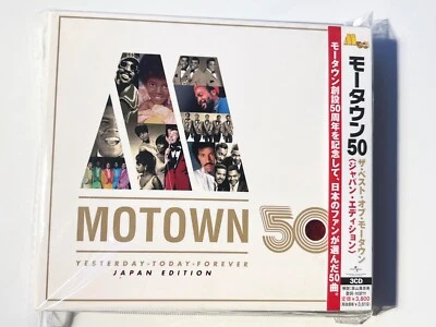 Motown 50 - Yesterday - Today - Forever - 3 CD Set  Japan Edition PROMO OBI Rare - Image 1 of 4