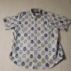 RALPH LAUREN Men's 2XB Allover Polo Print Button Down Shirt 