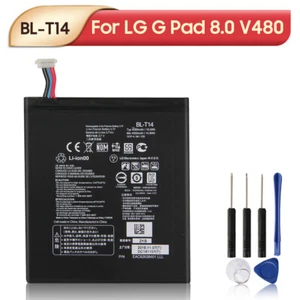 Batteria di ricambio originale per tablet BL-T14 per LG G Pad 8.0 V480 V495 V496 V490 - Foto 1 di 1