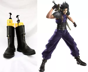 Final Fantasy VII FF 7 Zack Fair Cosplay Shoes Costume Shoes Boots New - Picture 1 of 3