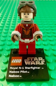 LEGO Star Wars Naboo Fighter Pilot Set 7877 9674 - Minifigur sw0340 - Bild 1 von 3
