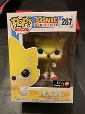 Funko Pop # 287 Super Sonic From Sonic The Hedgehog  GameStop Exclusive