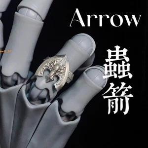JoJo's Bizarre Adventure Giorno Giovanna Flecha Anillo Ajustable Anillo Plata 925 - Imagen 1 de 12