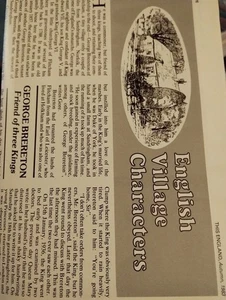 Sk242 Ephemera 90er Jahre Artikel George Brereton - Bild 1 von 1